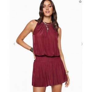 Ramy Brook Paris Rose Pink Sleeveless Mini Dress Y2K